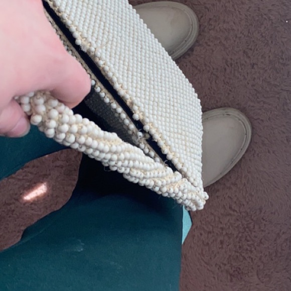 VINTAGE Pearl Beaded Purse - Picture 3 of 5